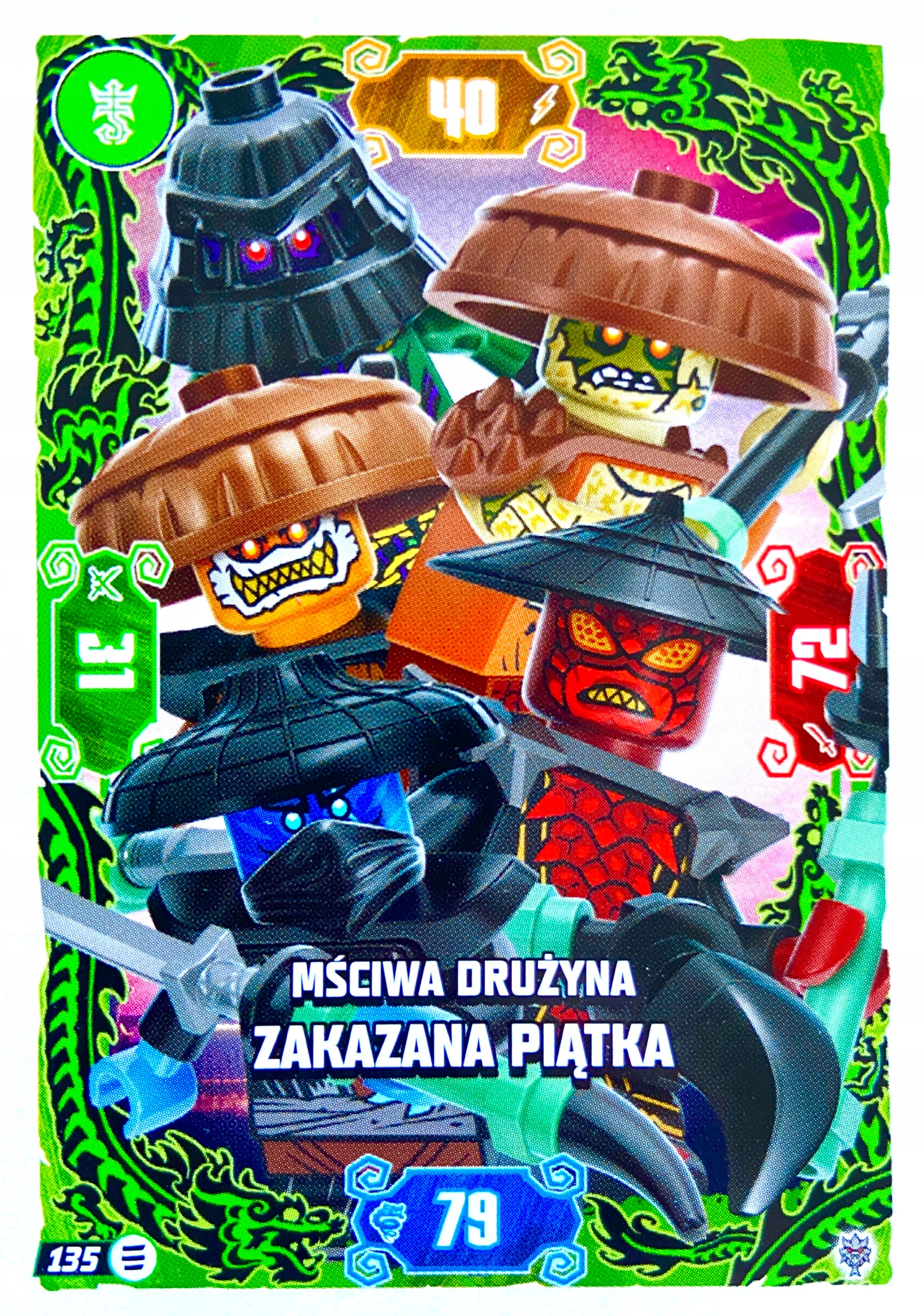 Lego Ninjago 2026 seria 11 karta podstawowa 135 Mściwa Drużyna