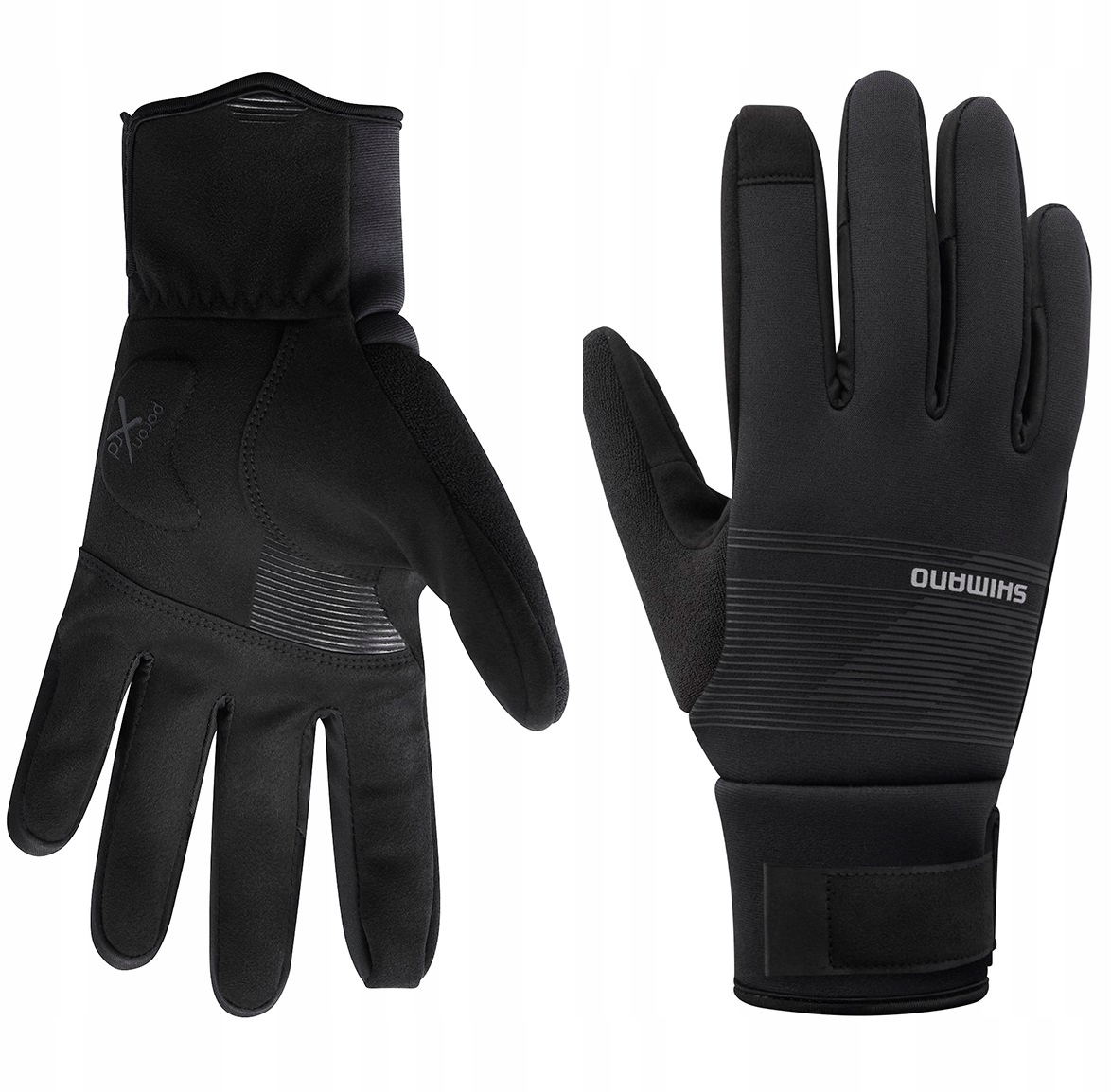 Rukavice Shimano Windbreak Thermal Velikost L Černé