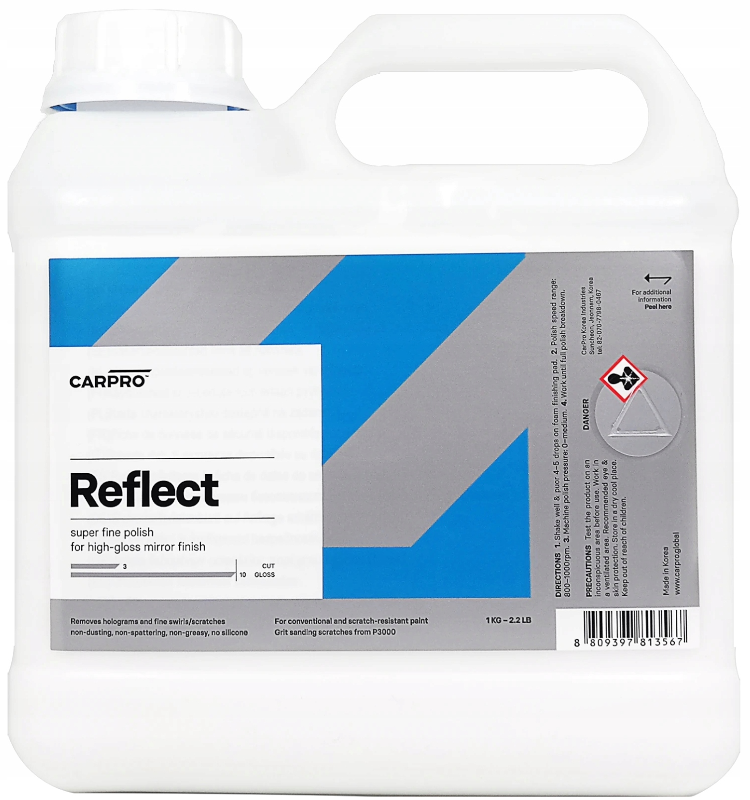 CarPro Reflect Fine Polish Leštiaca pasta 4 l
