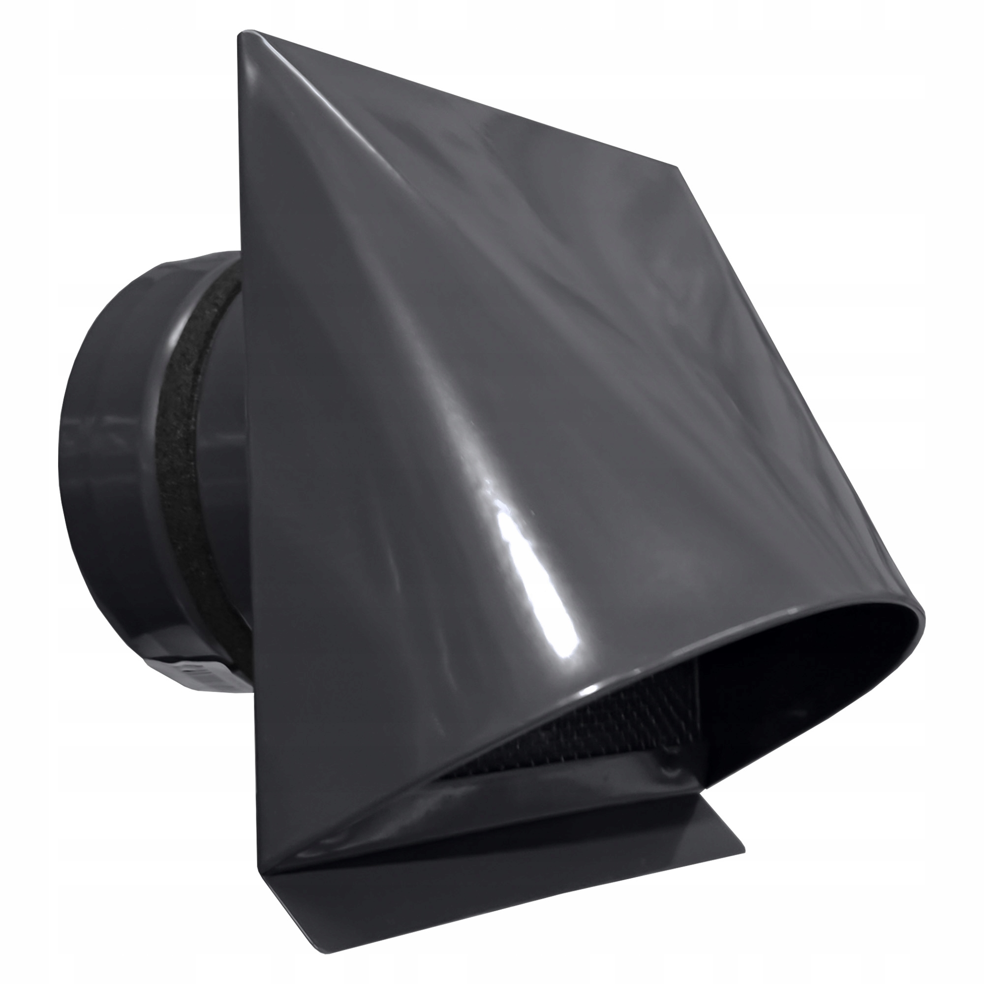 Čerpání vzduchu ventilační síťkou antracitová fi 250 mm CZNP250-A