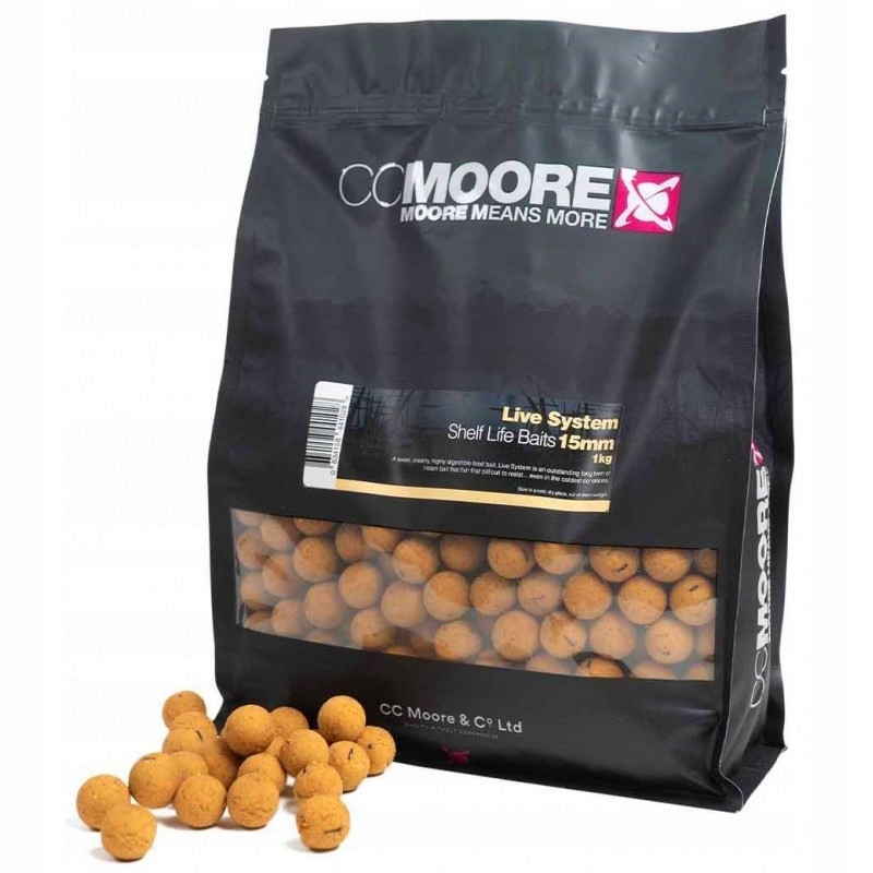 Karpiowe Kulki Proteinowe Zanętowe CC Moore Live System 15mm 1kg Killer