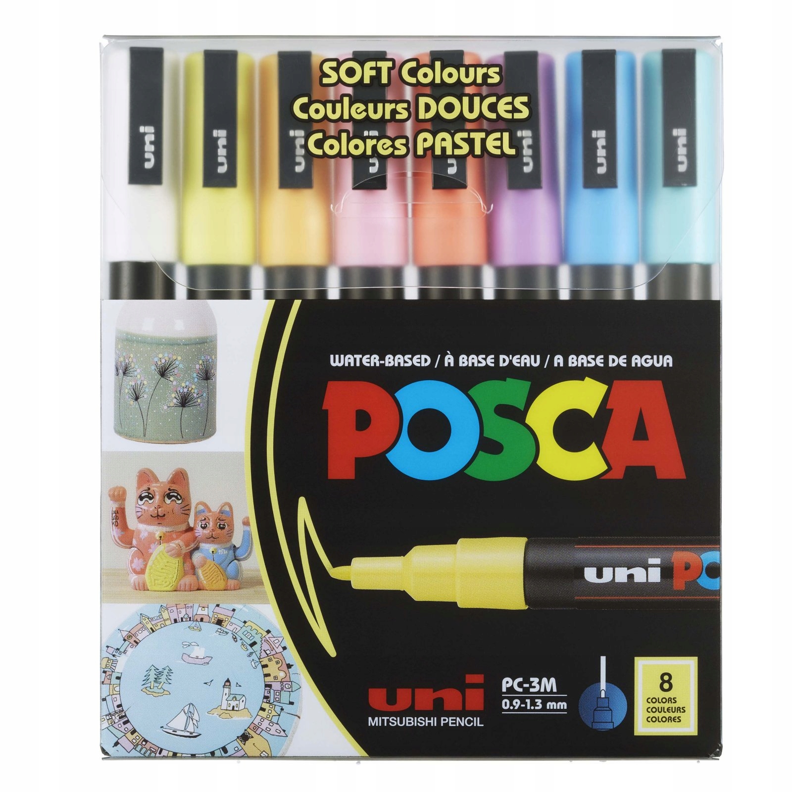 PC-3M Sada 8 Ks Soft Colors