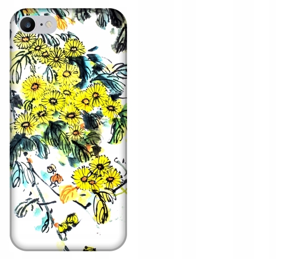 

Etui pokrowiec iPhone 7 Kwiaty akwarela chinska ja