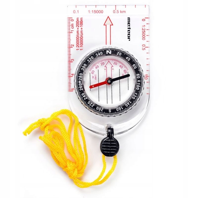 Kompas Meteor z linijką 71017 Marka bez marki