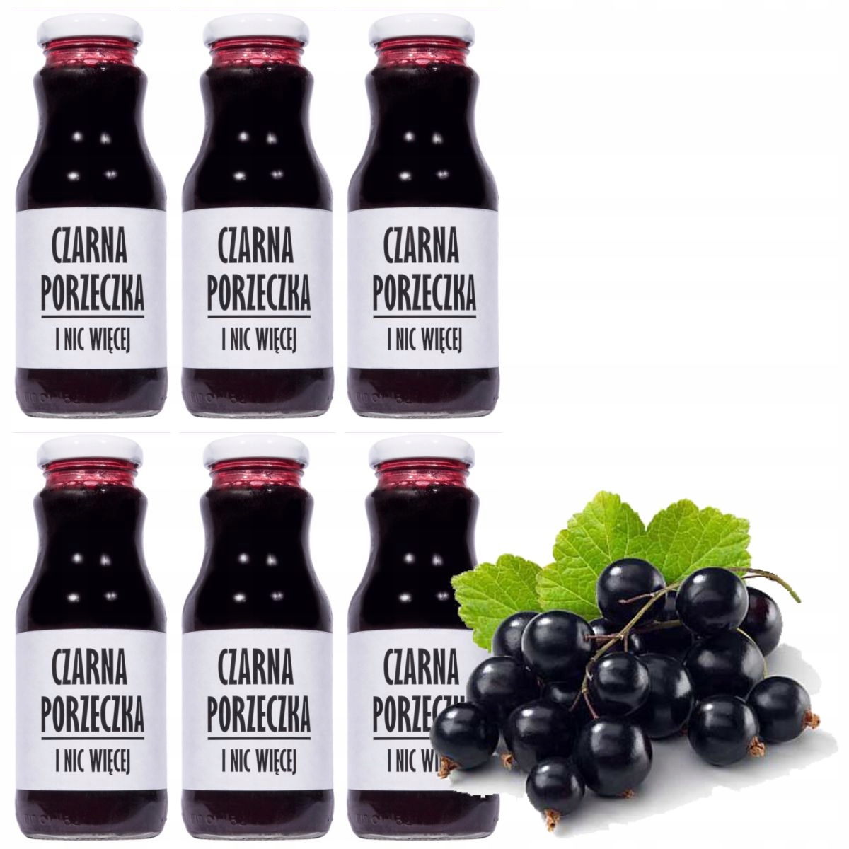 Levně Černý rybízový džus 100% přírodní 250 ml x6