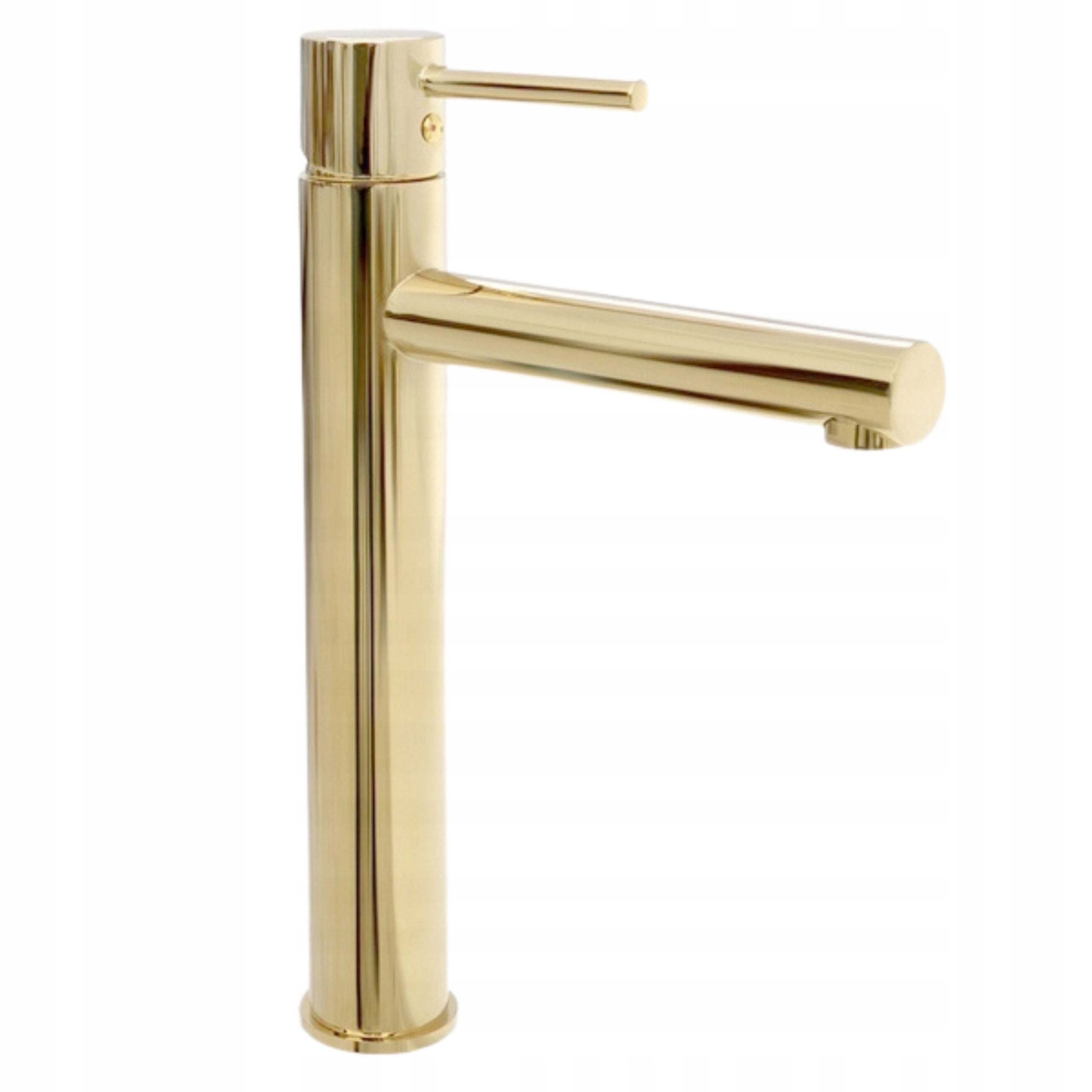 Vysoká Zlatá Umývadlová Batéria Tess Gold Rea Zlatá Lesklá Batéria