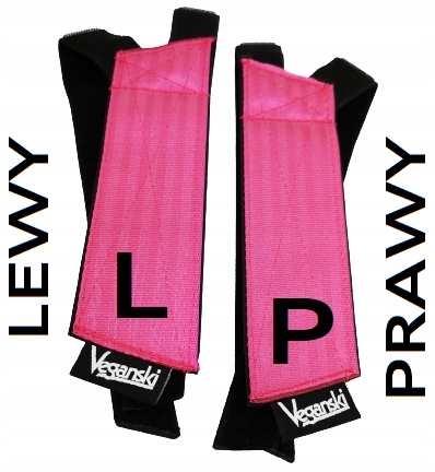 PASKI RZEPY STRAPY NOSKI OSTRE KOŁO BMX VEGANSKI Kolor dominujący róże i fiolety