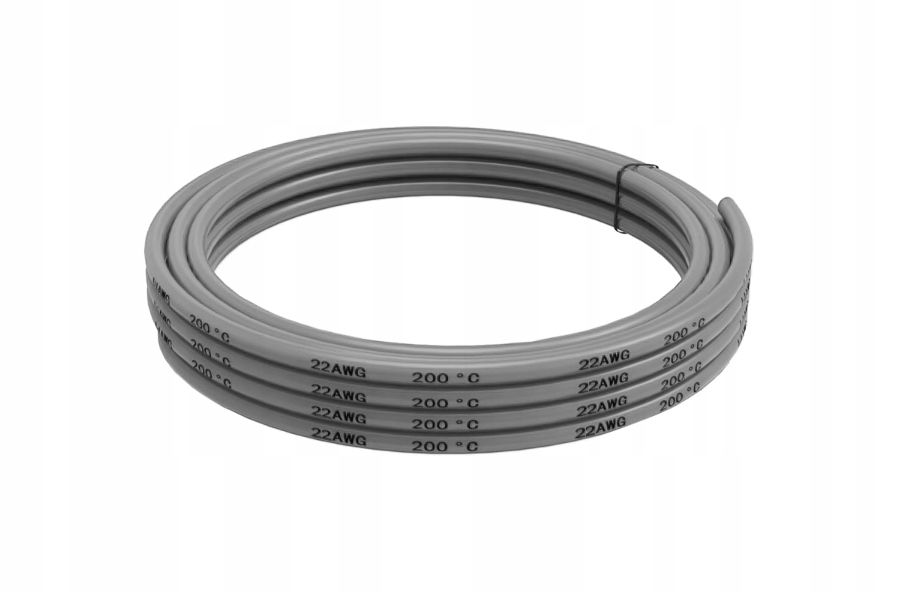 

Przewód silikonowy 22 Awg szary 1mb