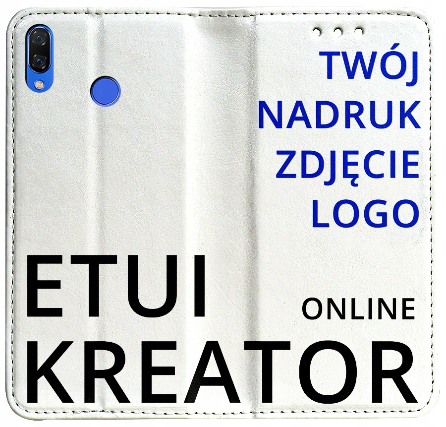 

Etui Portfel Kreator Nadruk do Huawei Y7 2019