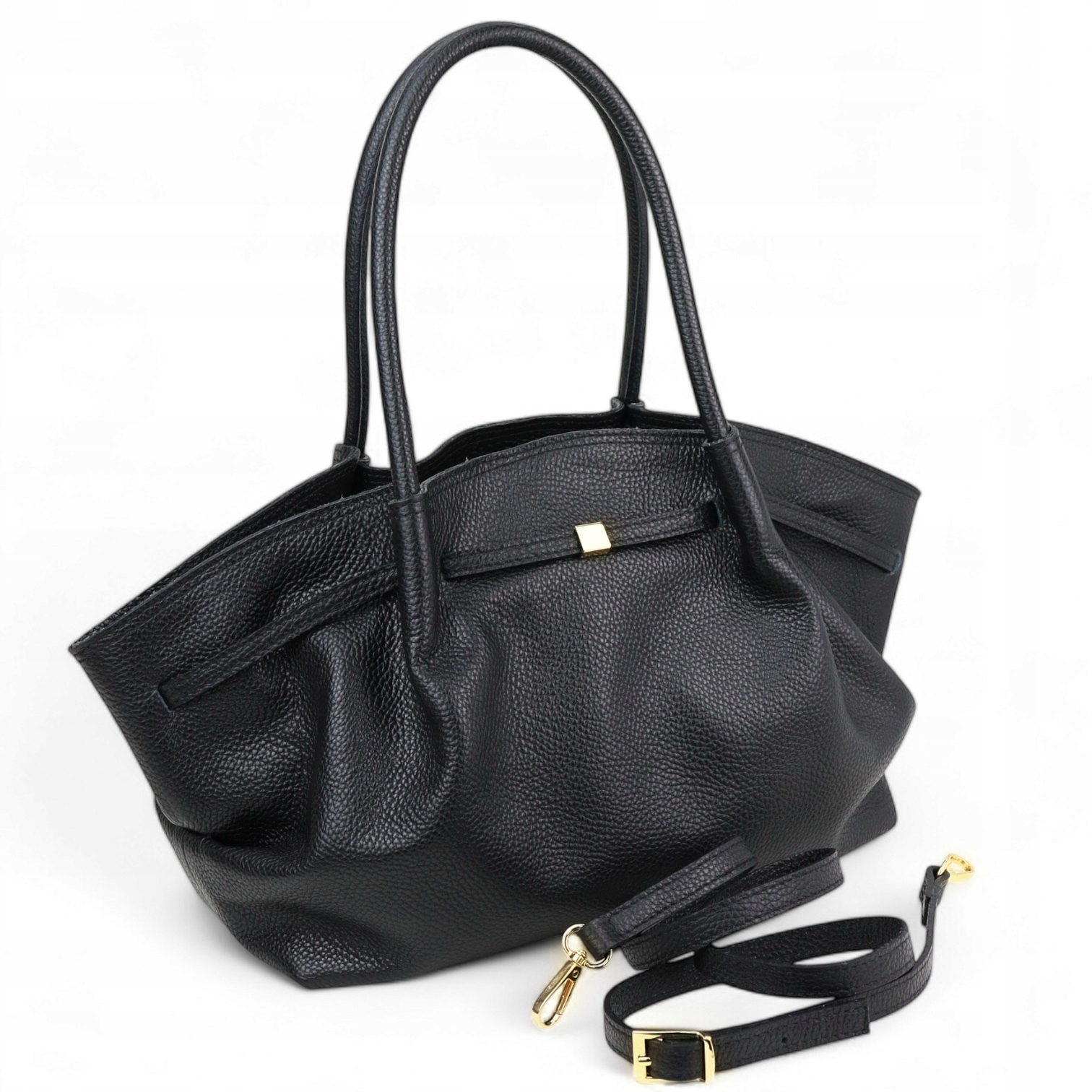 Dámská kabelka z pravé kůže Adele-M Černá