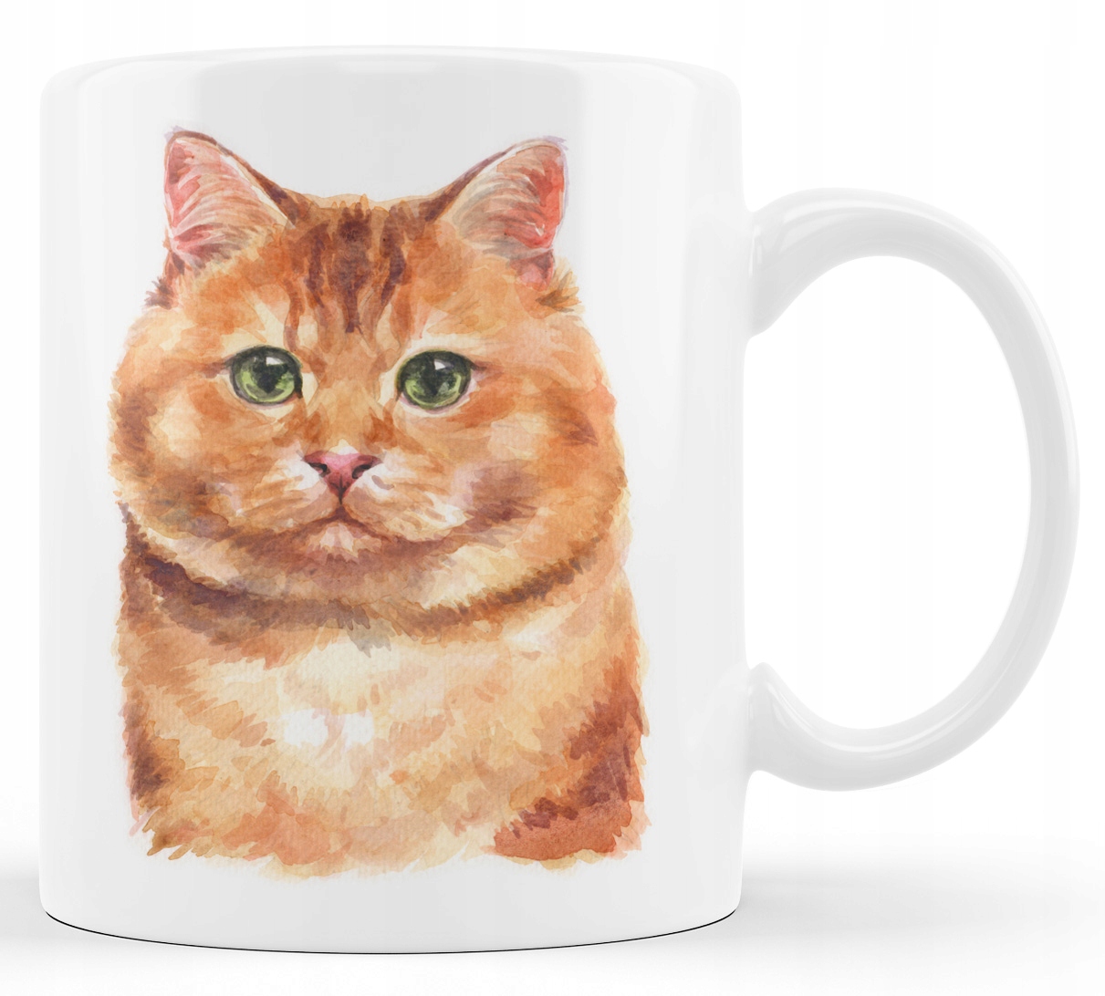 

Kubek rudy kot kubek z kotem