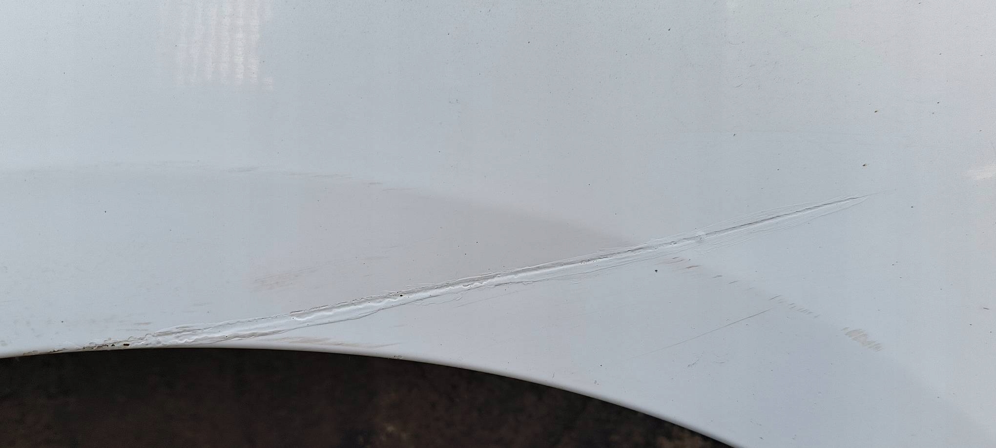 LONGHERONE parafango Destra posteriore FROZEN WHITE FORD TRANSIT CUSTOM L1H1