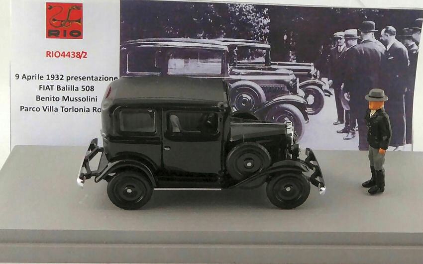 Fiat 508 Balilla Presentazione Mussolini 1/43 Rio