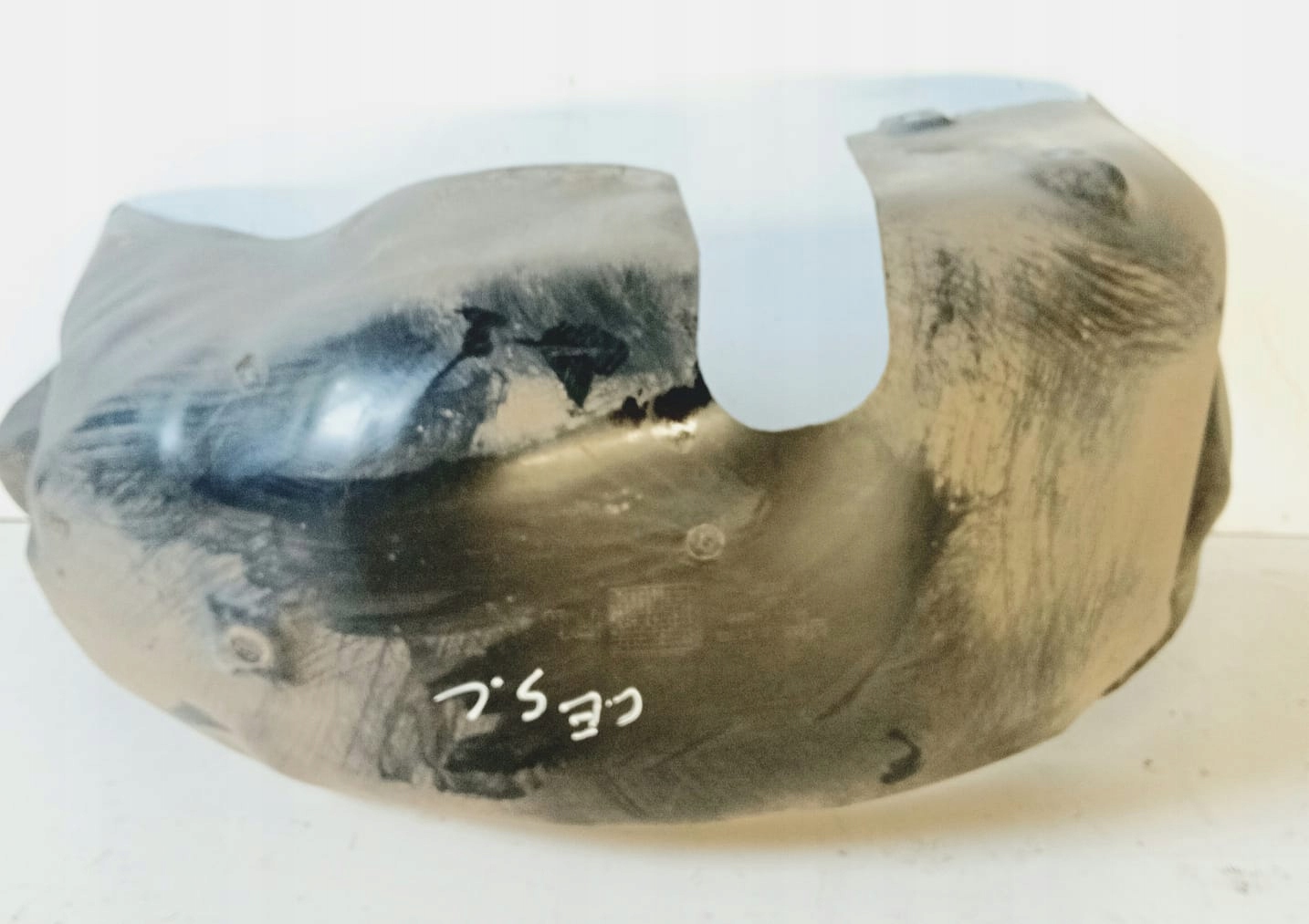 OPEL CORSA E, mudguard plastic,rear. left,original,left rear part