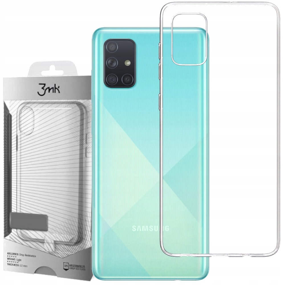 

Etui do Galaxy A71, 3MK Clear Case, obudowa, cover