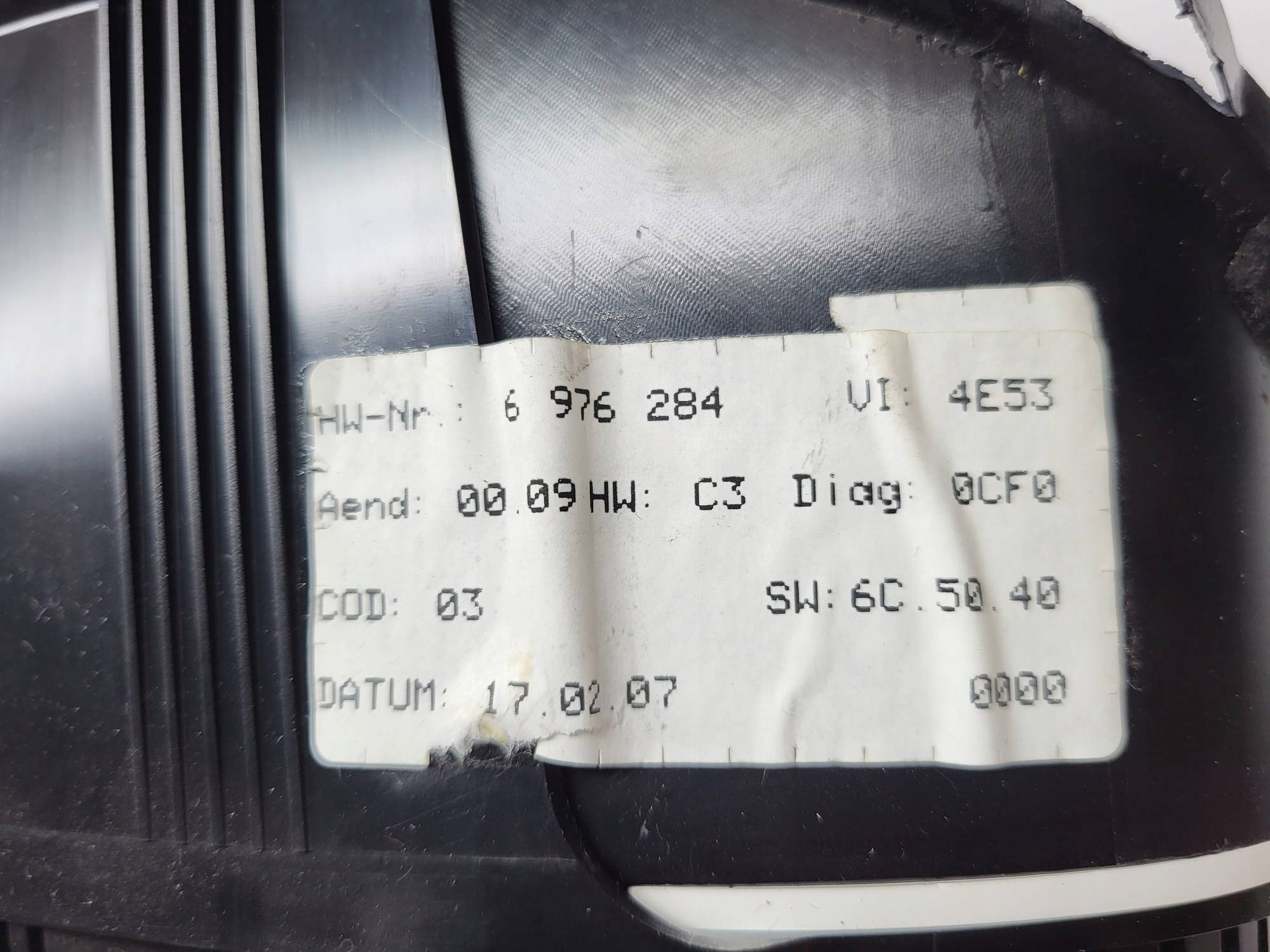 dials BMW X5 E70 3.0 D 6976284 europa damaged