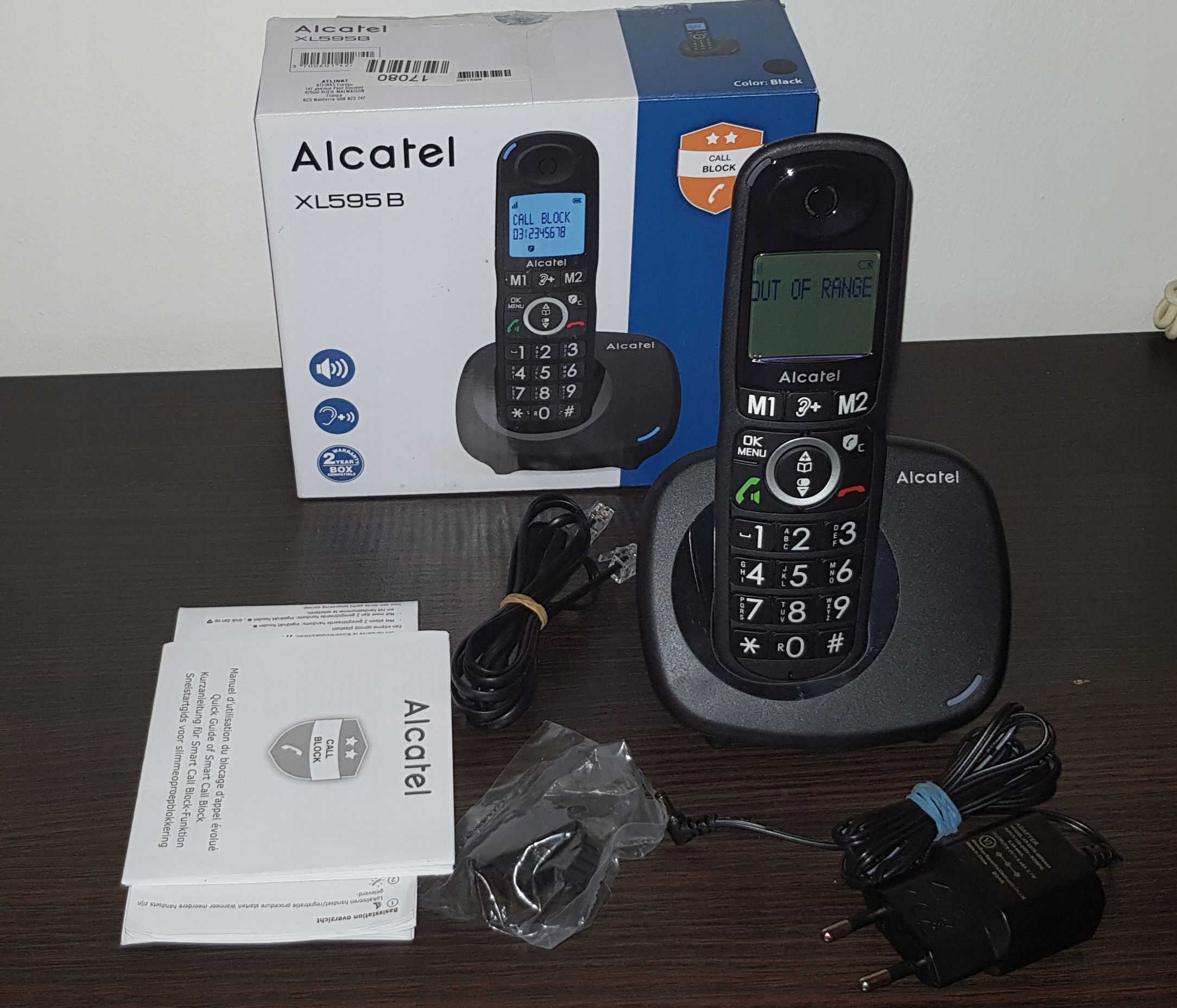 Telefon bezprzewodowy Alcatel XL595B Marka Alcatel
