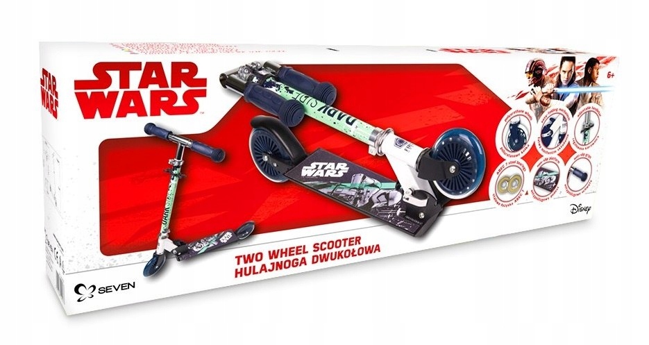HULAJNOGA 2-KOŁOWA BALANSOWA STAR WARS SZTURMOWIEC Kolor Czarny