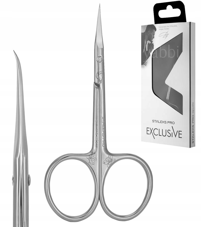 Staleks Nůžky na kůžičku Manikúra s háčkem Exclusive SX-23/2 m Magnolie