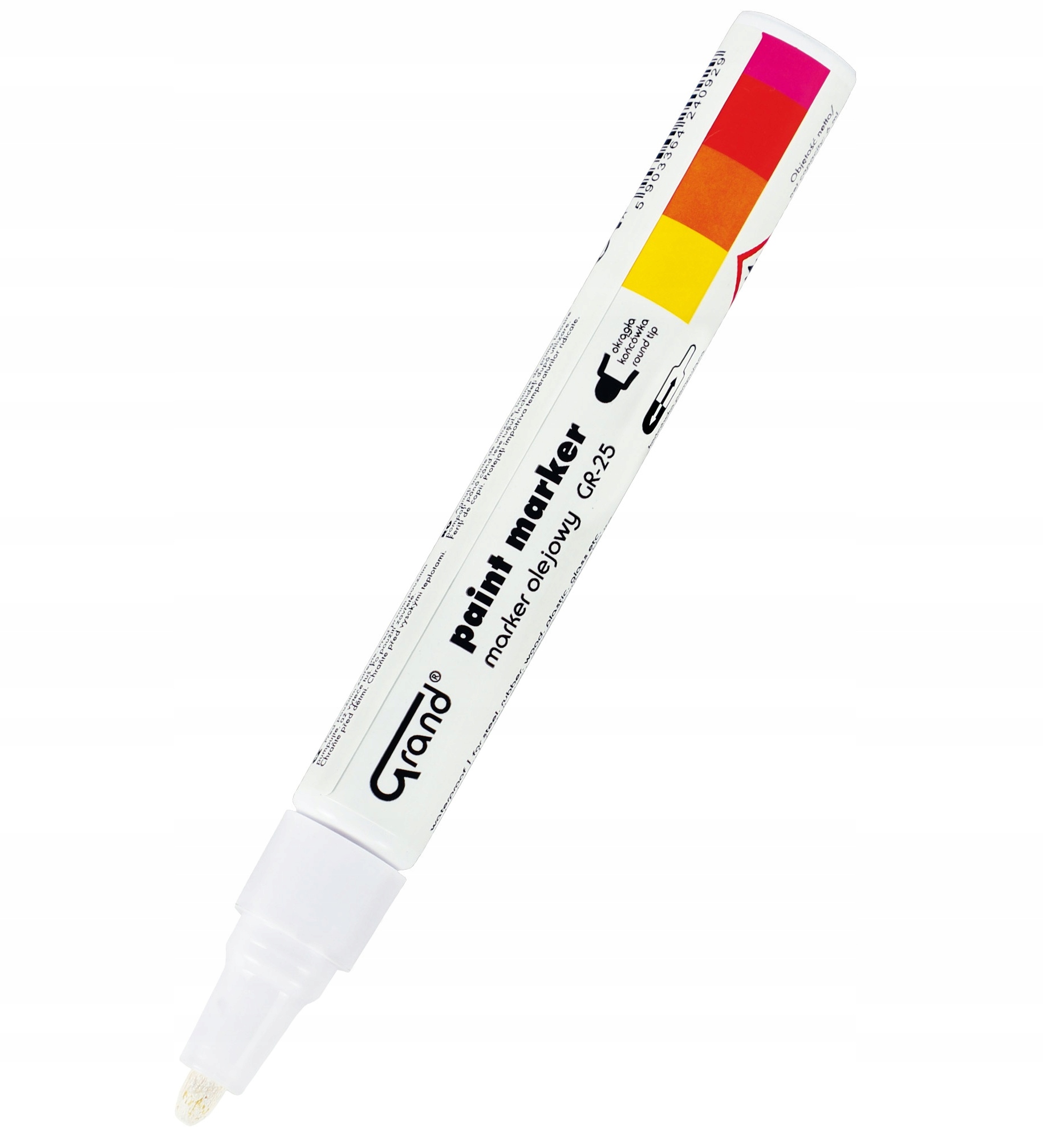

Marker olejowy Grand GR-25 mazak 1,8-2,8 mm biały