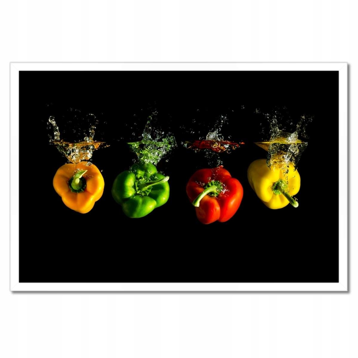 Plakáty v rámu 60x40 Paprika Papričky Voda
