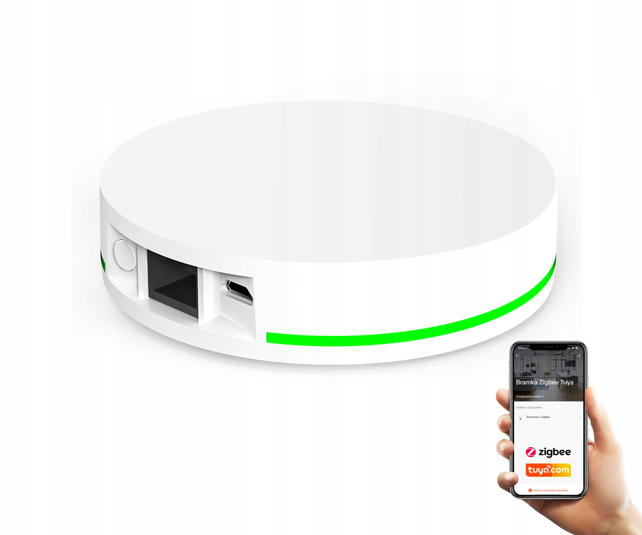 

Centralka bramka ZigBee 3.0 Tuya Smart Life Lan
