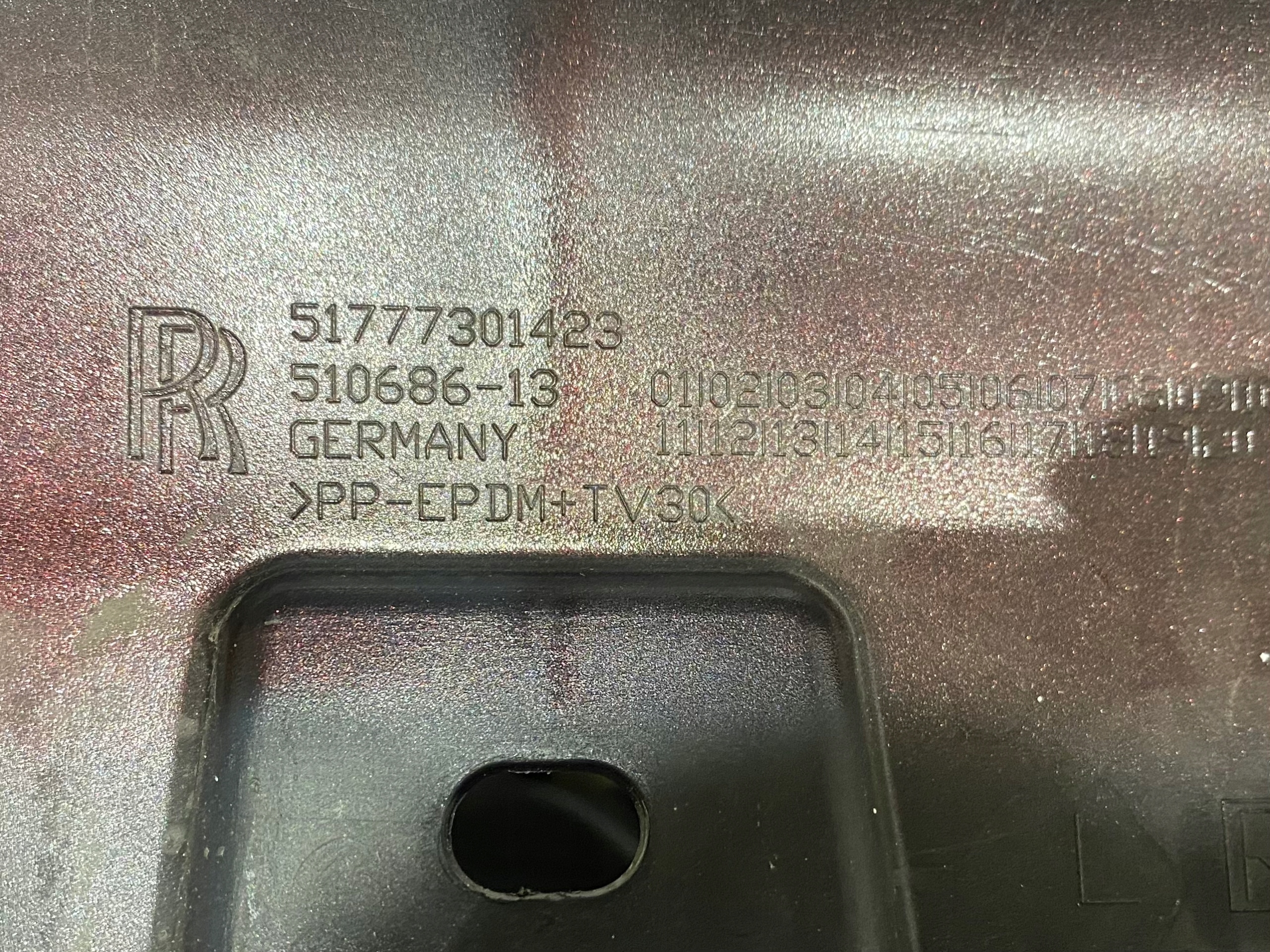 ROLLS ROYCE WRAITH lišta Prahová Prah 51777301423