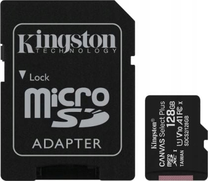 

Karta Kingston Canvas Select Plus MicroSDXC 128 Gb