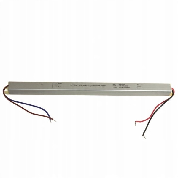 

Zasilacz 24V 60W 2,5 ultra slim montażowy taśm Led