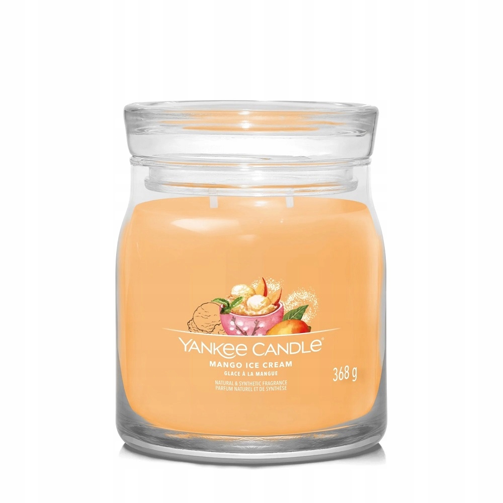Yankee Candle Vonná Svíčka Mango Ice Cream 368 G