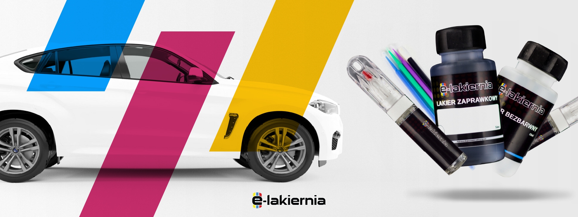 LAKIER ZAPRAWKA BEZBARWNY SAMOCHODOWY BUTELECZKI BMW 354 TITANSILBER Producent E-lakiernia