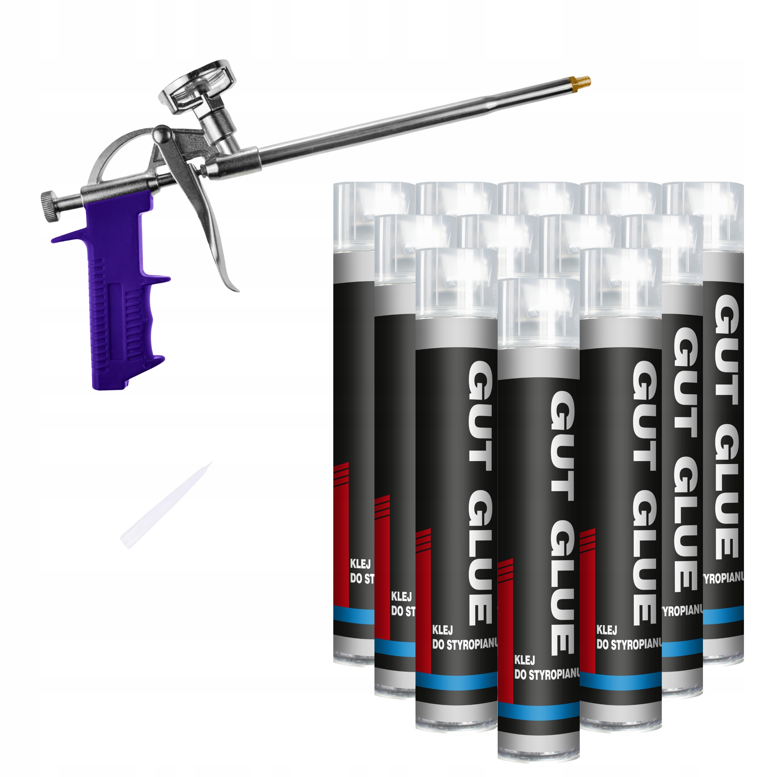 Penová lepiaca hmota na polystyrén xps eps 12x pena, polyuretánové lepidlo pištoľ