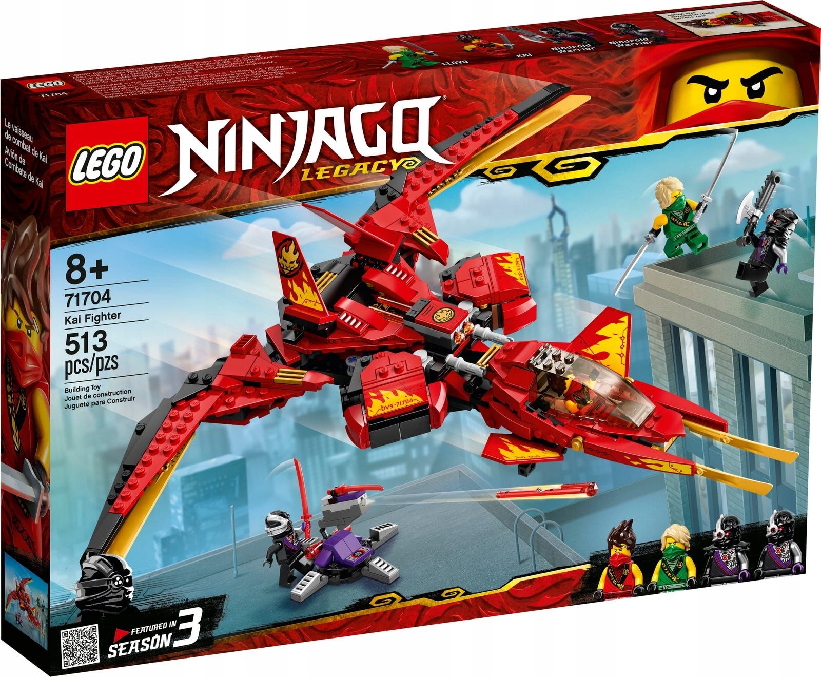 

Lego Ninjago 71704 Pojazd bojowy Kaia Nowe