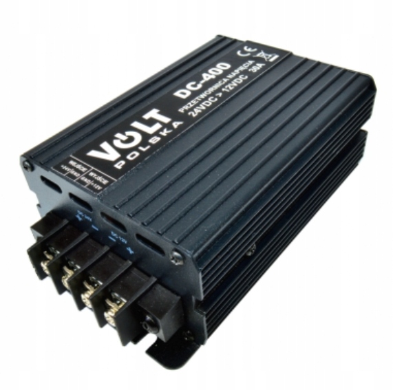 Przetwornica napięcia 24V/12V DC-400 30A VOLT Producent części Inny