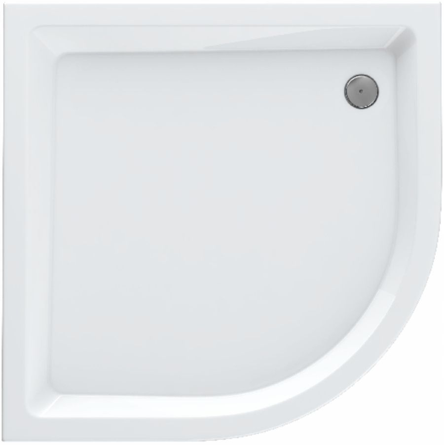 Brodzik pod prysznic półokrągły akrylowy 90x90 cm
