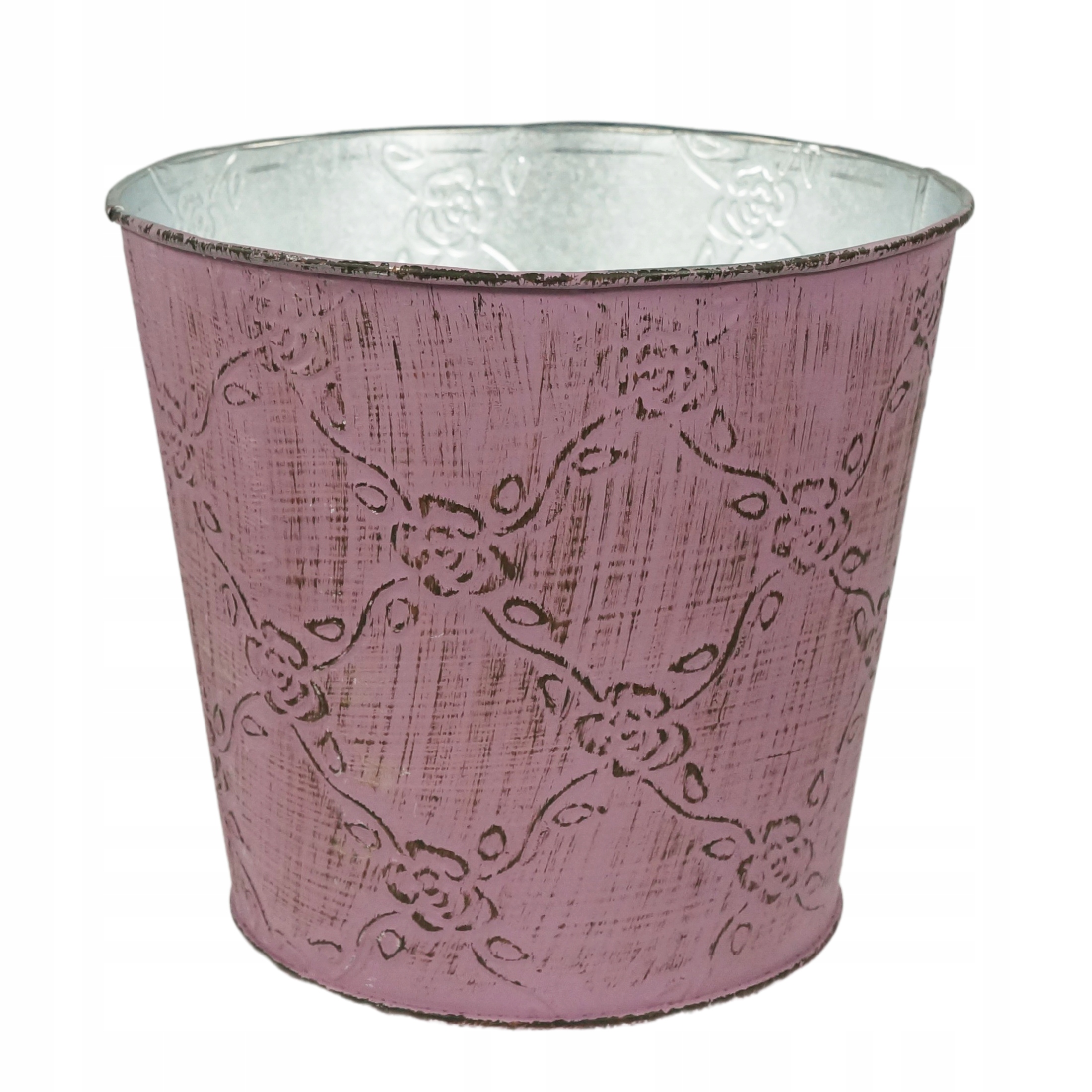 

Metalowa doniczka w kształcie wiaderka 16 cm