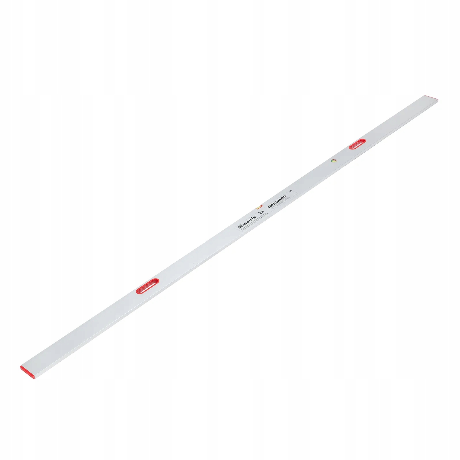 Linijka Aluminiowa Liniał, Przymiar z Poziomicą, 2 Libelle 3000 mm Mtx