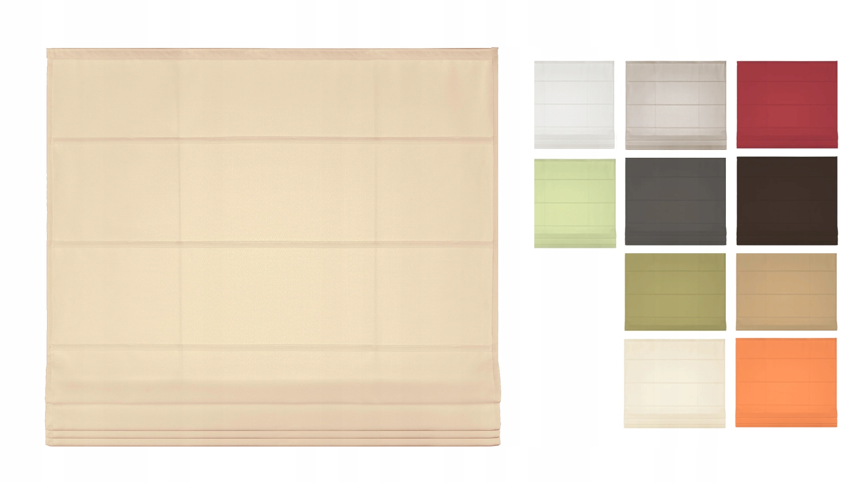 Římská Roleta Ecru Na Míru 100X170 Různé Barvy Výrobce