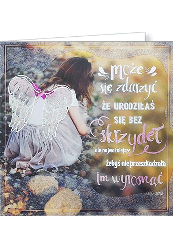 

Kartka na Dzień Dziecka dla dziewczynki motto KWT2