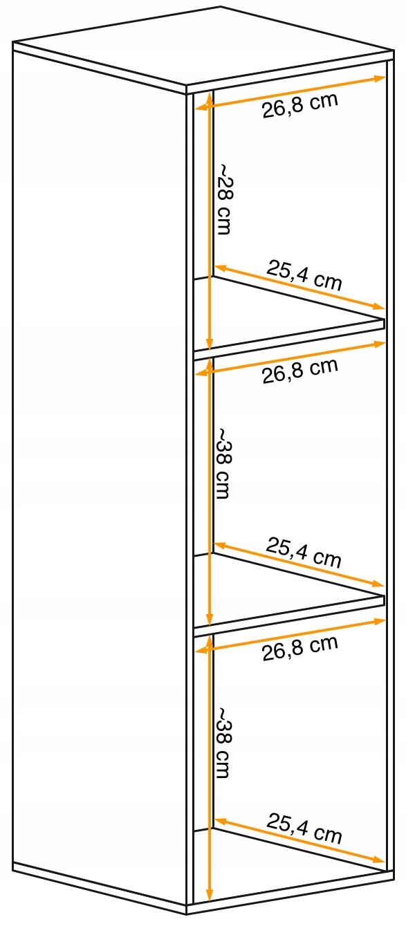 WITRYNA WISZĄCA SWAP 120CM W.POŁYSK PVC GG Szerokość mebla 30 cm