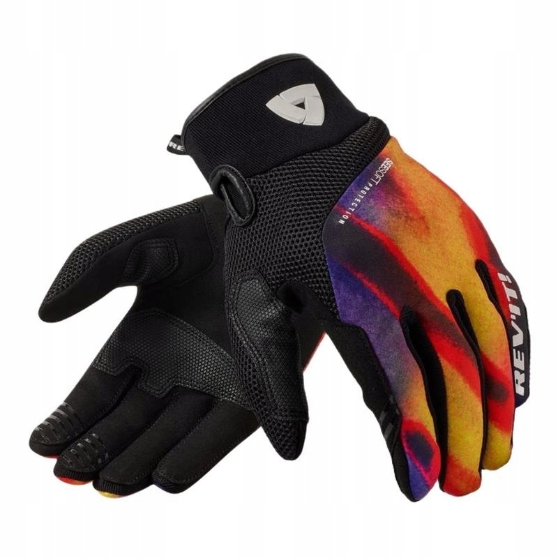 Krátke motocyklové rukavice Revit Surge Black/orange čierne oranžové