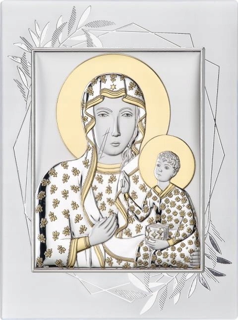 Obraz Panna Mária Čenstochovská DS19FO/3O Gravírovanie Zadarmo!