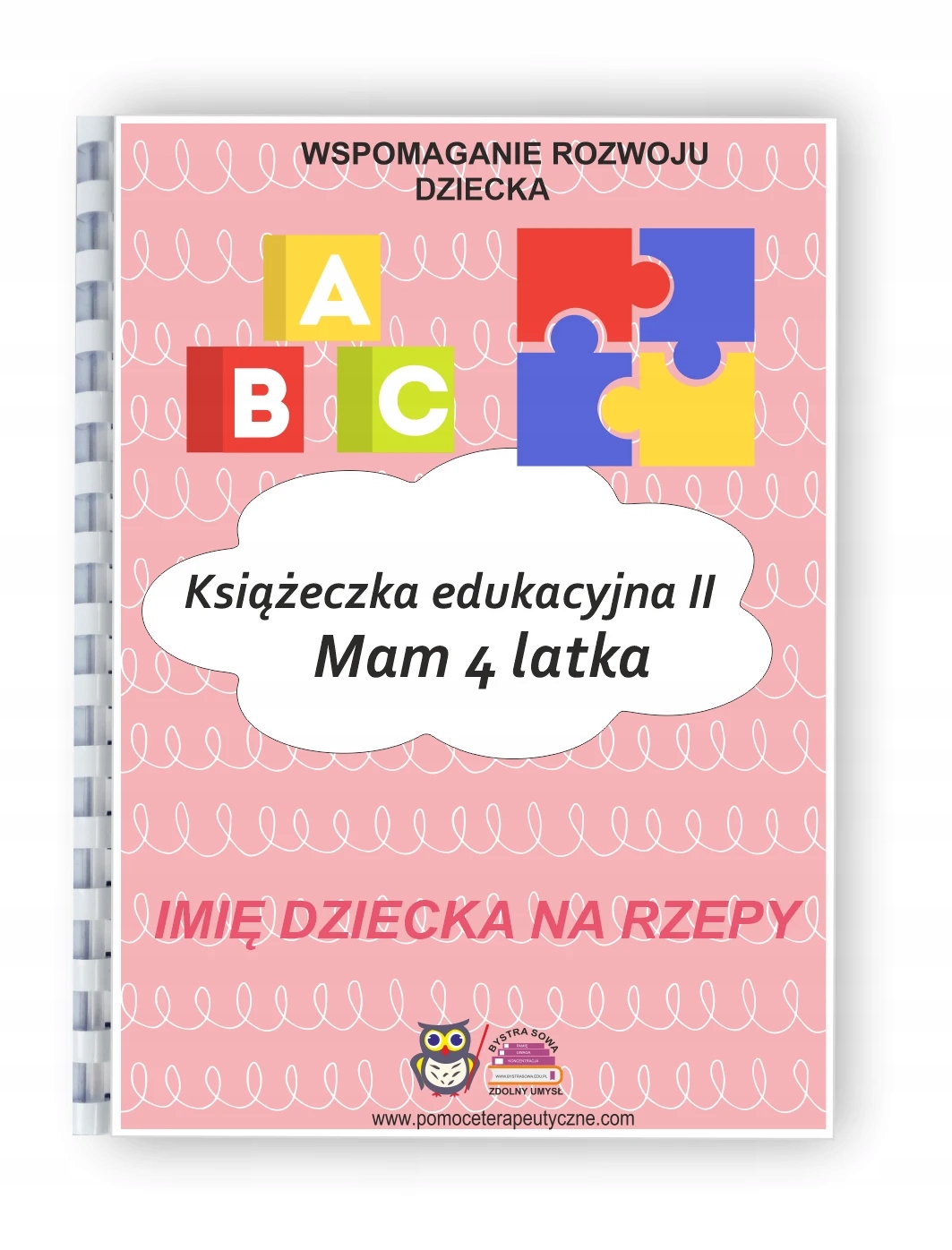 

Książeczka edukacyjna Mam 4 latka dla dziewczynki