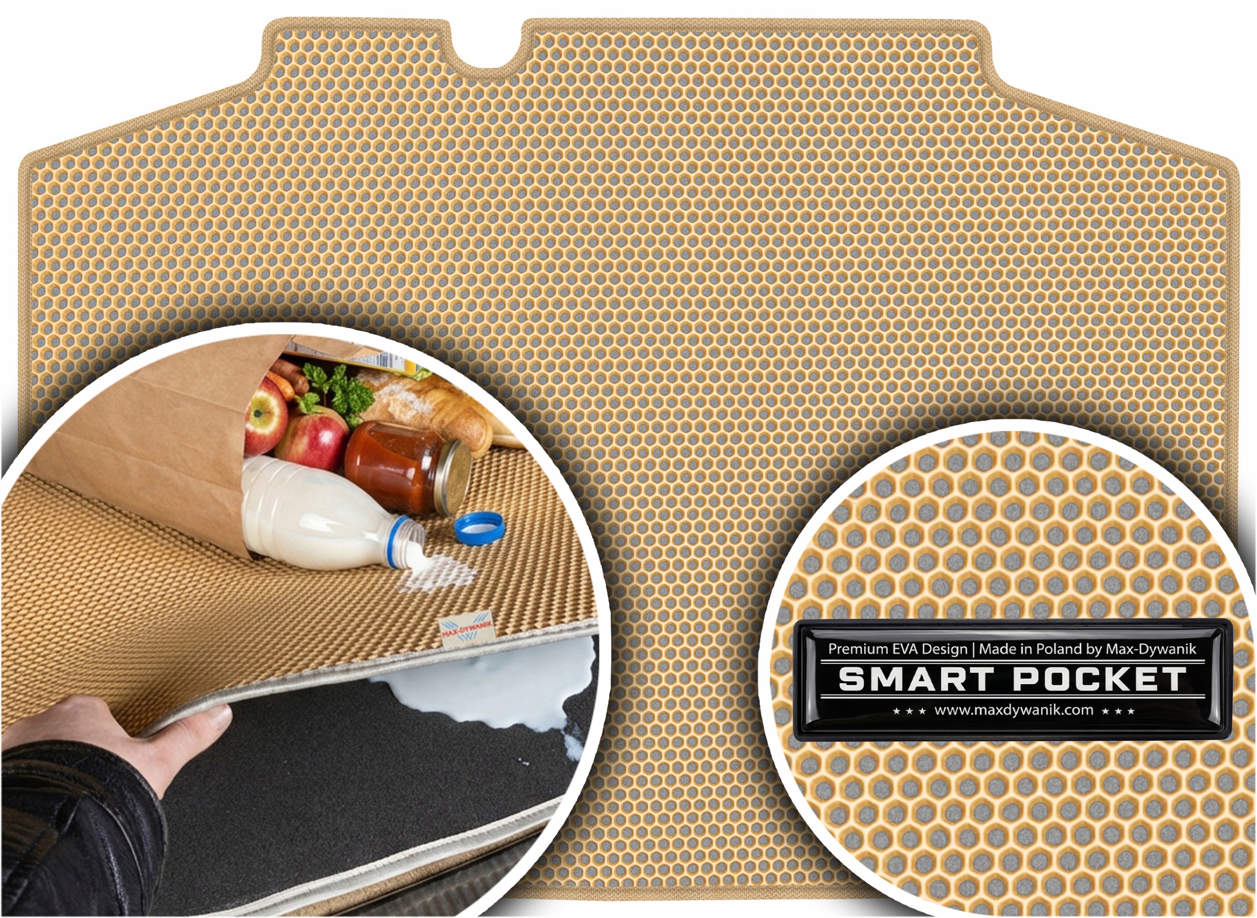 Škoda Kamiq Crossover 2019- Vložka do zavazadlového prostoru Eva Smart Pocket Béžová