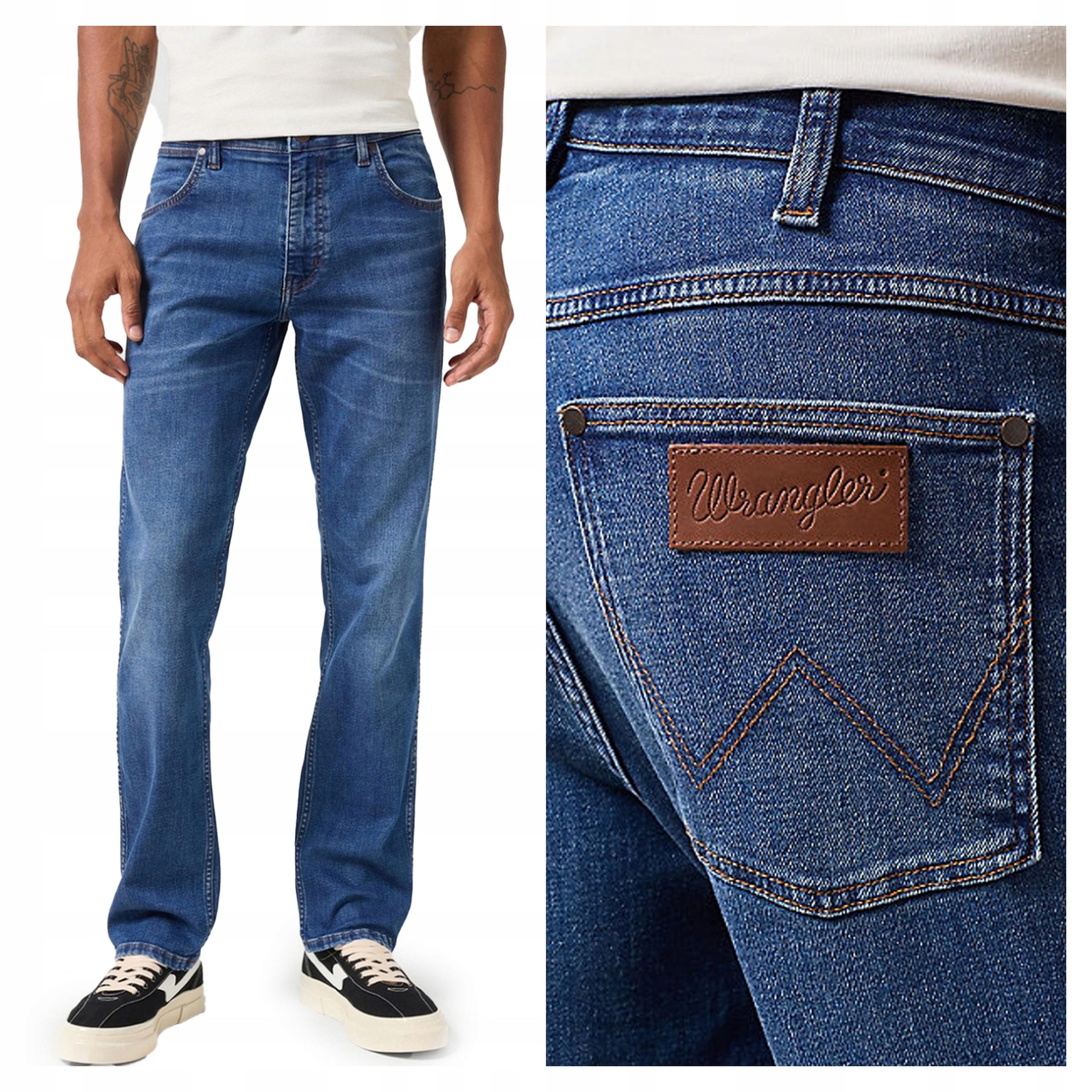 Wrangler Greensboro W30 L34 Pánské džínové kalhoty džíny Proste