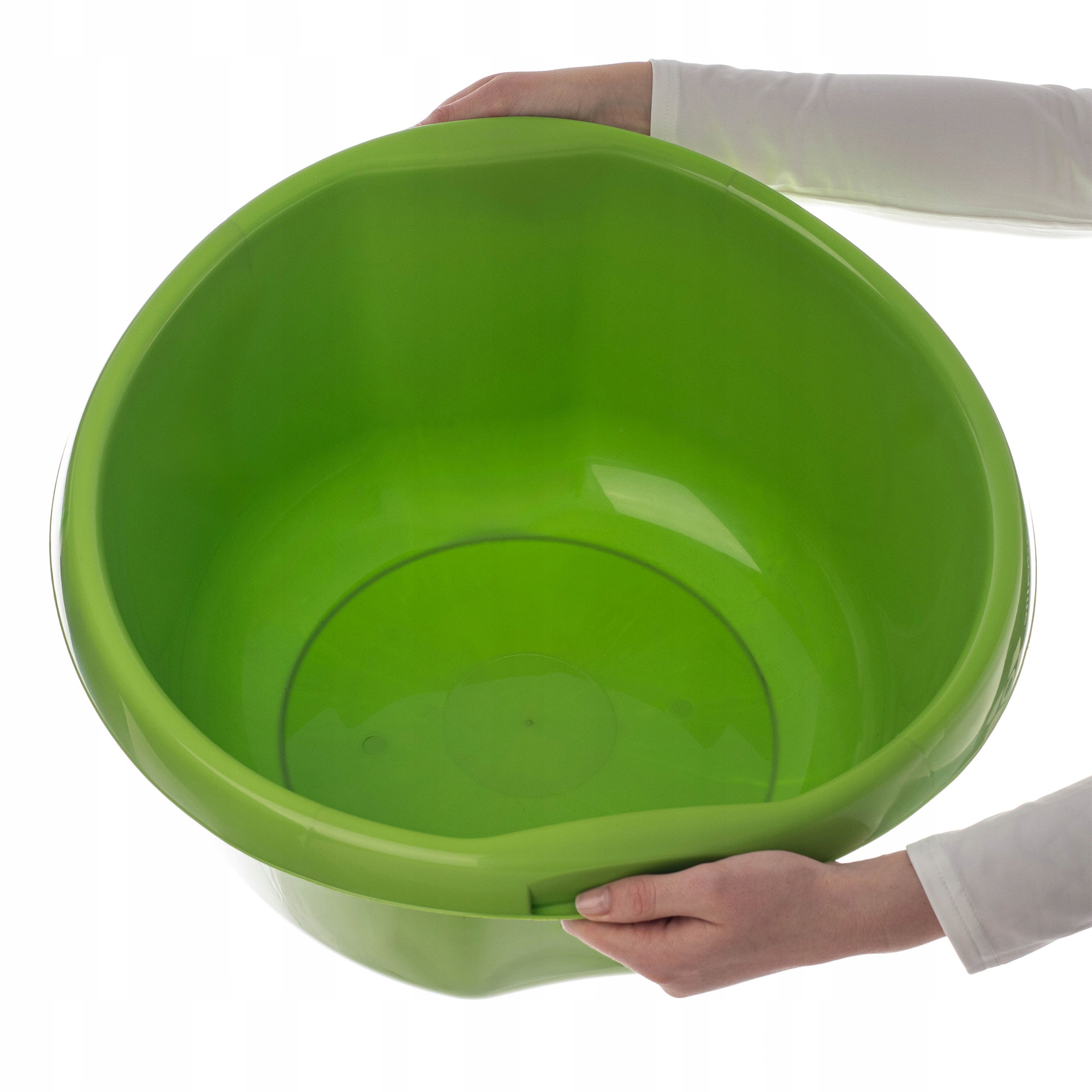 MISKA PLASTIKOWA NA PRANIE BIELIZNĘ 25L MIEDNICA POJEMNIK Z UCHWYTAMI 49 CM Stan opakowania oryginalne