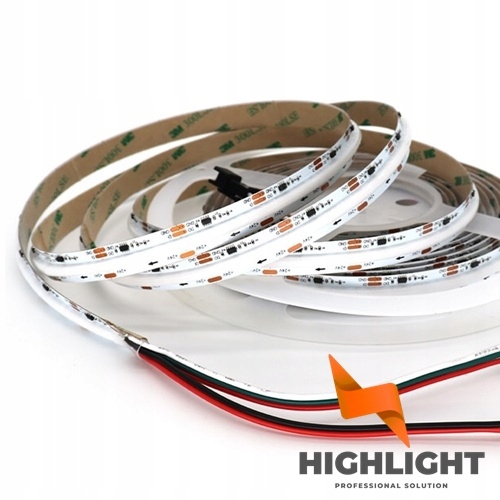 25m digitálna led páska Cob Rgb WS2811 12V 630led