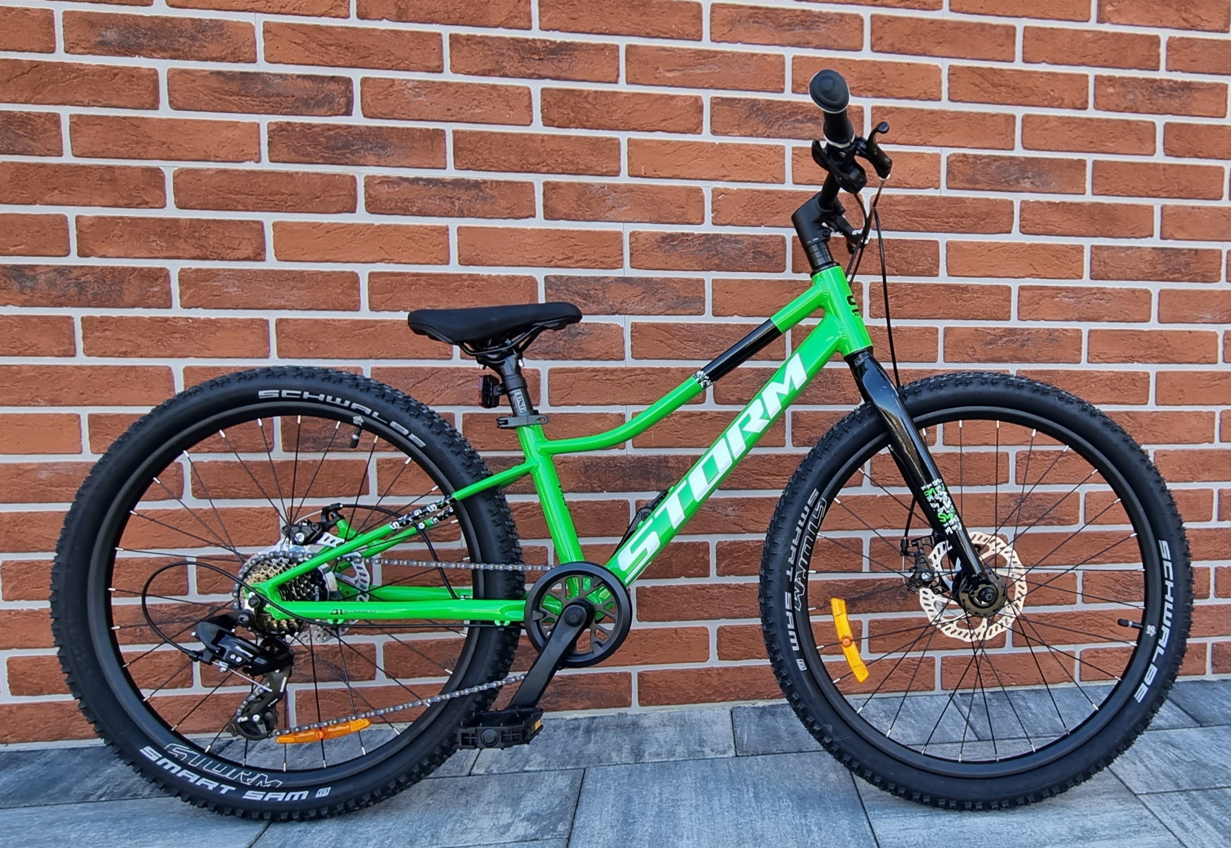 Rower Storm Rocky 2D 24" tarcze, Shimano, rama 11 cali zielony