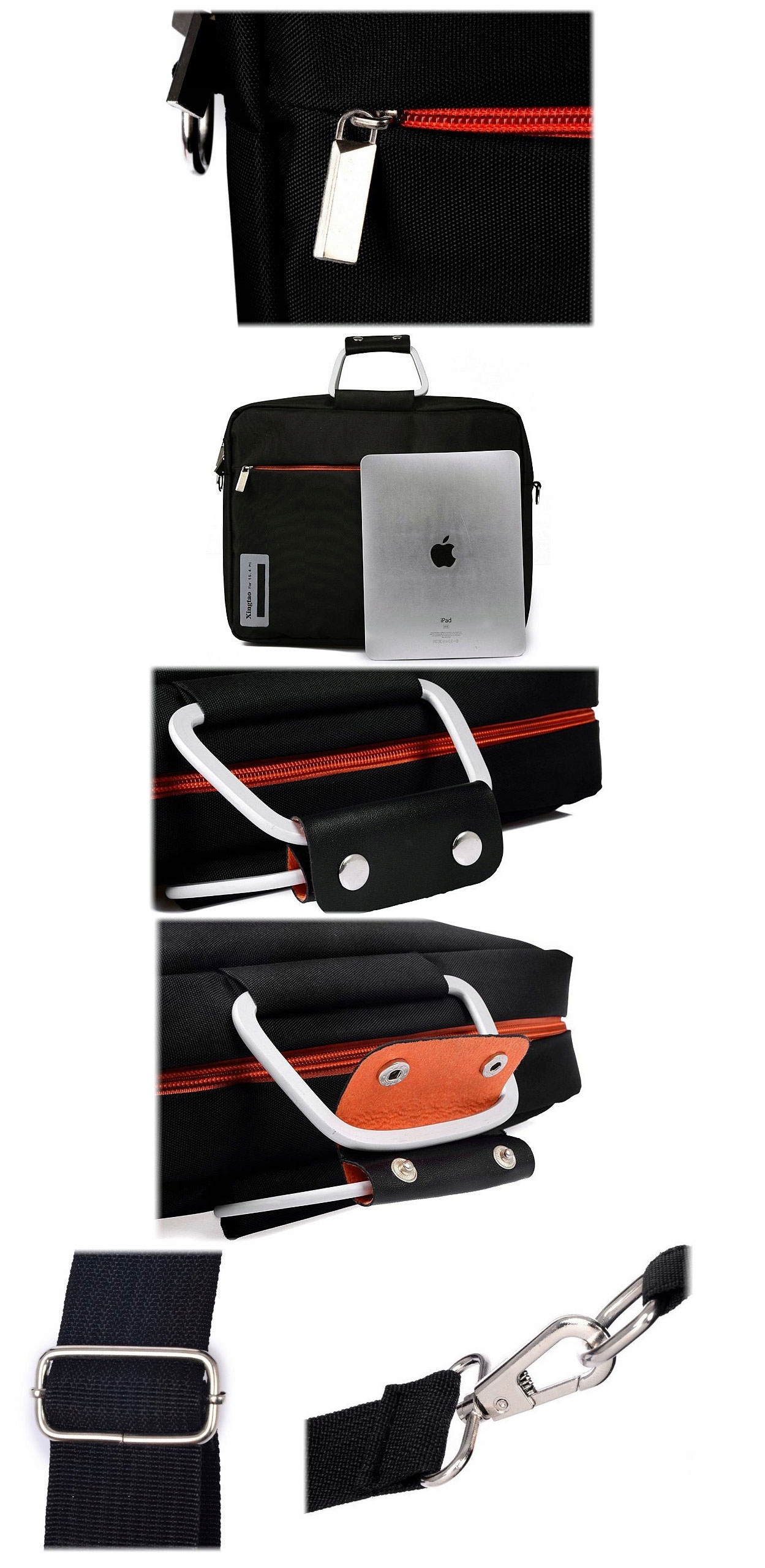 AKTÓWKA TORBA NA LAPTOPA 13 14 15,4 15,6 16 KOLORY Materiał dominujący syntetyk