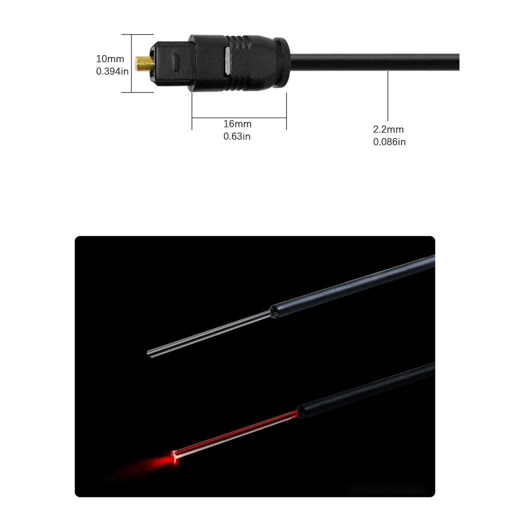 Digital Optiical Audio Fiber Fiber Male do Marka inna